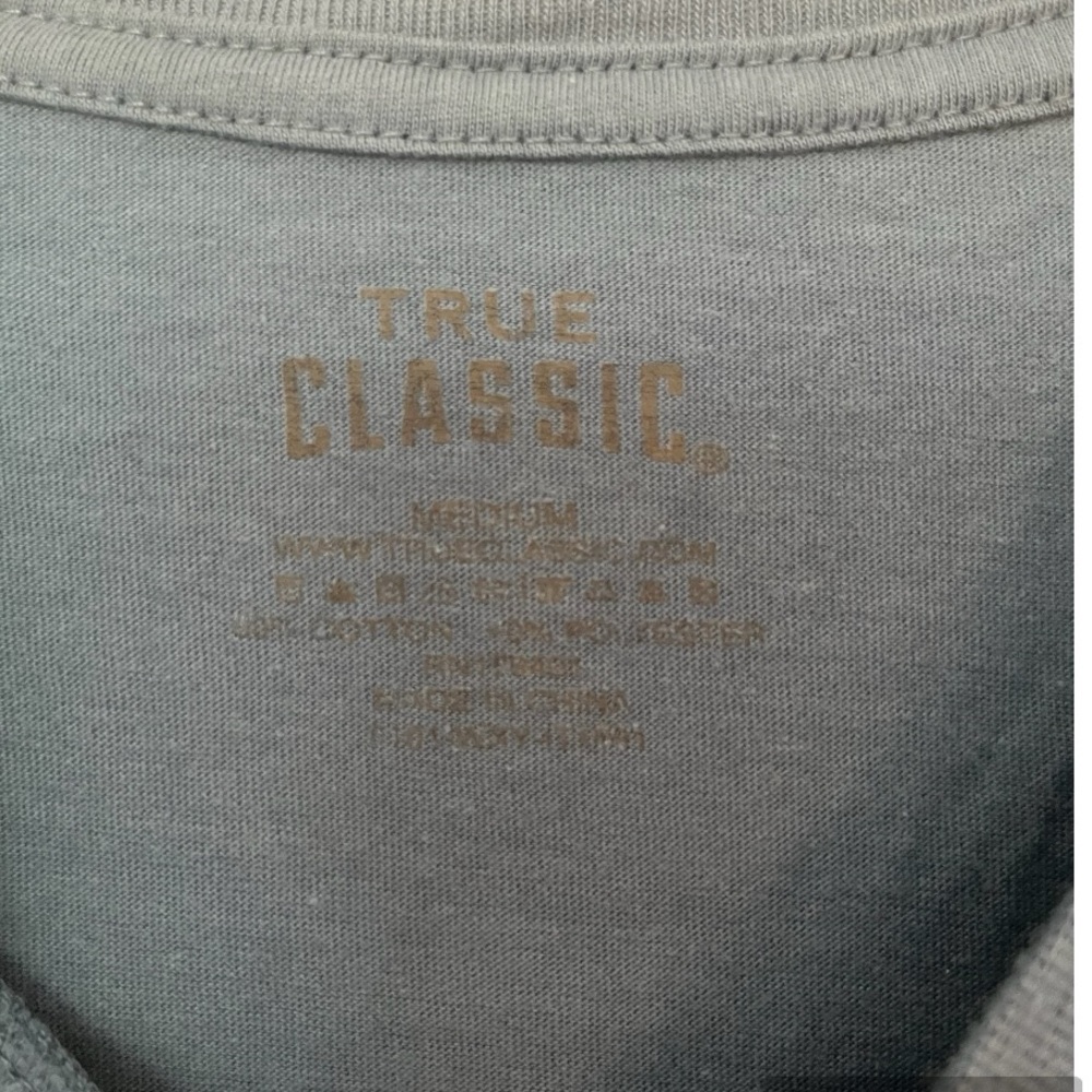 Men’s True Classic Blue Short Sleeve Tee - Size M - Picture 3 of 6
